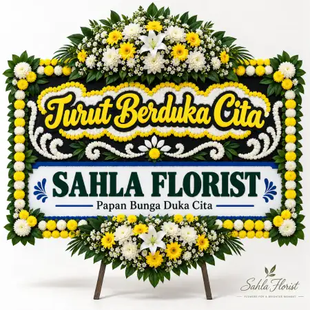 Papan Bunga Duka Wonocolo