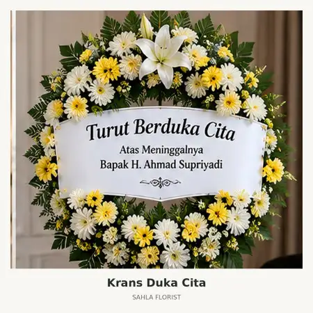 Krans Bunga Duka Wonocolo